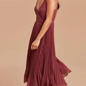 Aritzia wrap dress with matching lace bralette